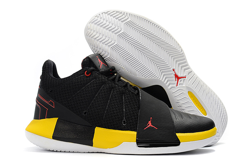 Jordan CP3 XI Black Yellow Red Shoes